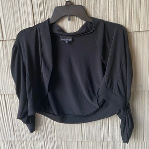 Black wrap shawl